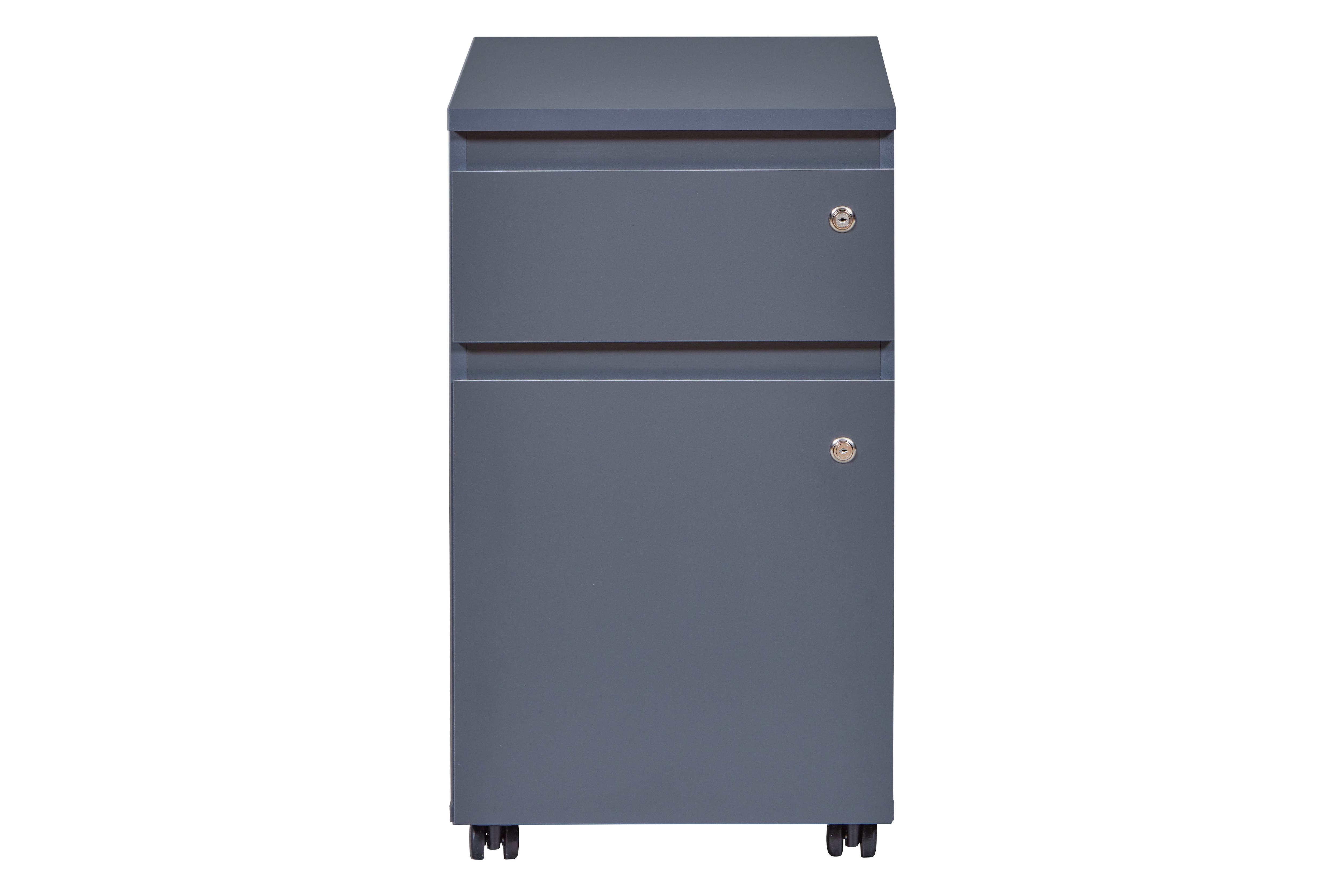 Inter Link Rollcontainer File Guard abschlie&szlig;bar - Anthrazit 