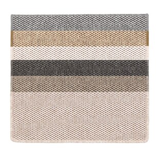 casa pura Stufenmatte Kalkutta | Sisaloptik | Silber 