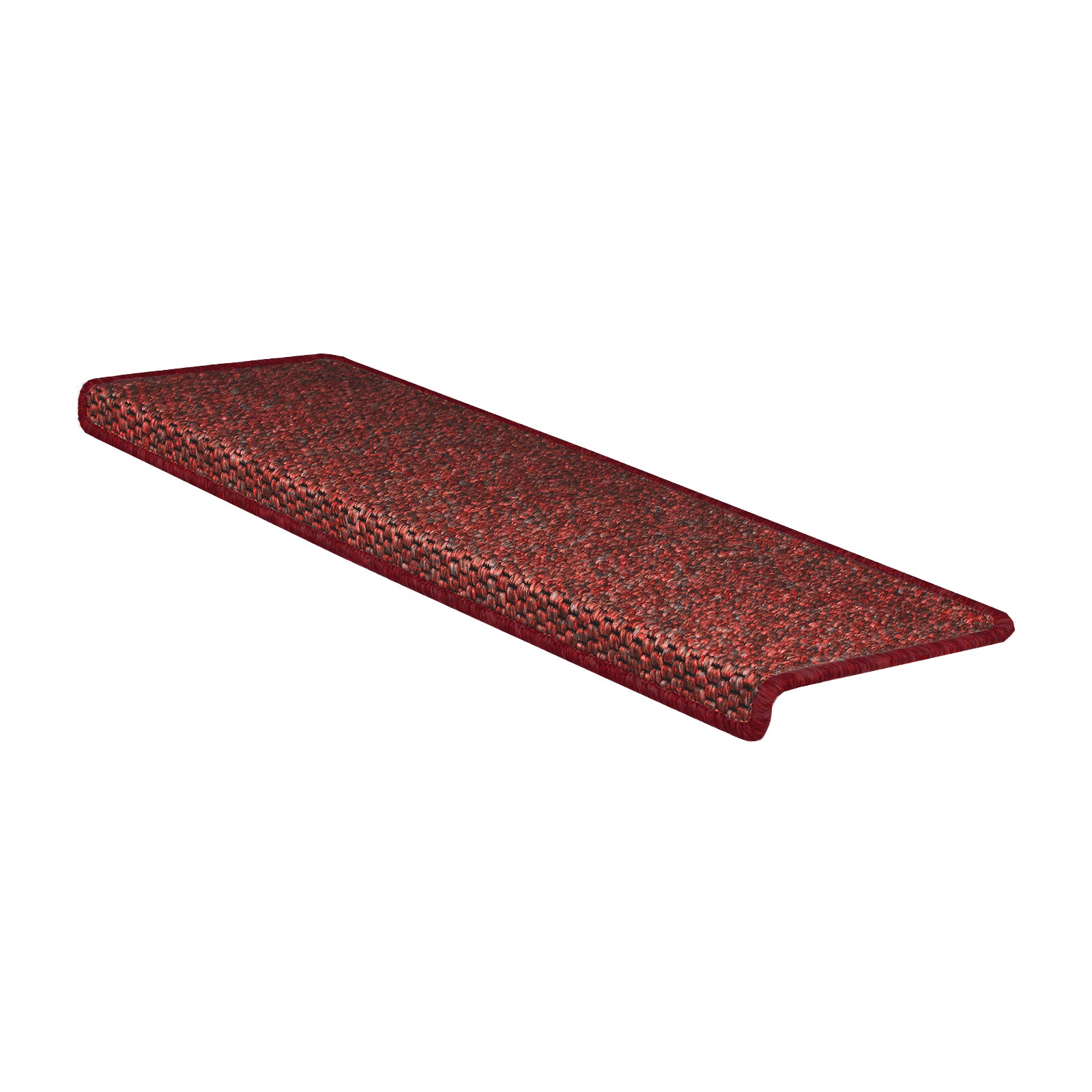 casa pura Stufenmatte Kalkutta | Sisaloptik | Rot 