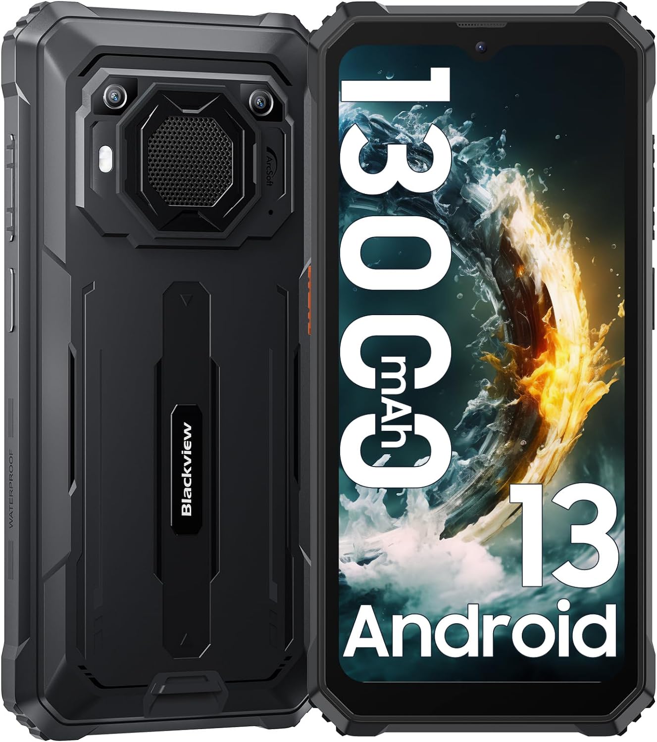 Blackview BV8900 Black Rugged Octa Core Smartphone, Outdoorhandy mit 8 GB RAM und 256 GB Speicher 