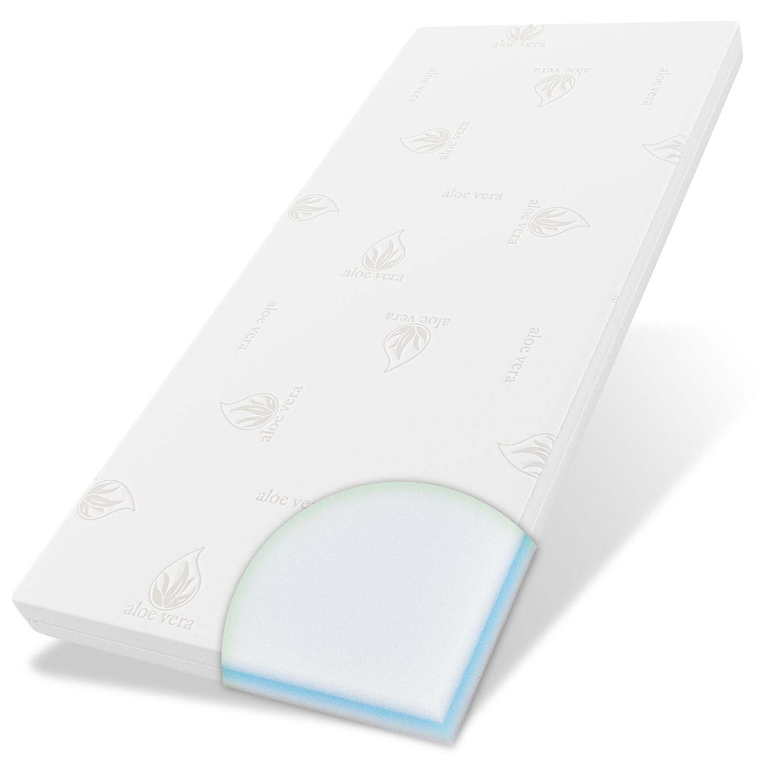 Bestschlaf Visko-Gelschaum Matratzen-Wendeauflage &raquo;Komfort&laquo;, 7cm dick, 80x190 cm 