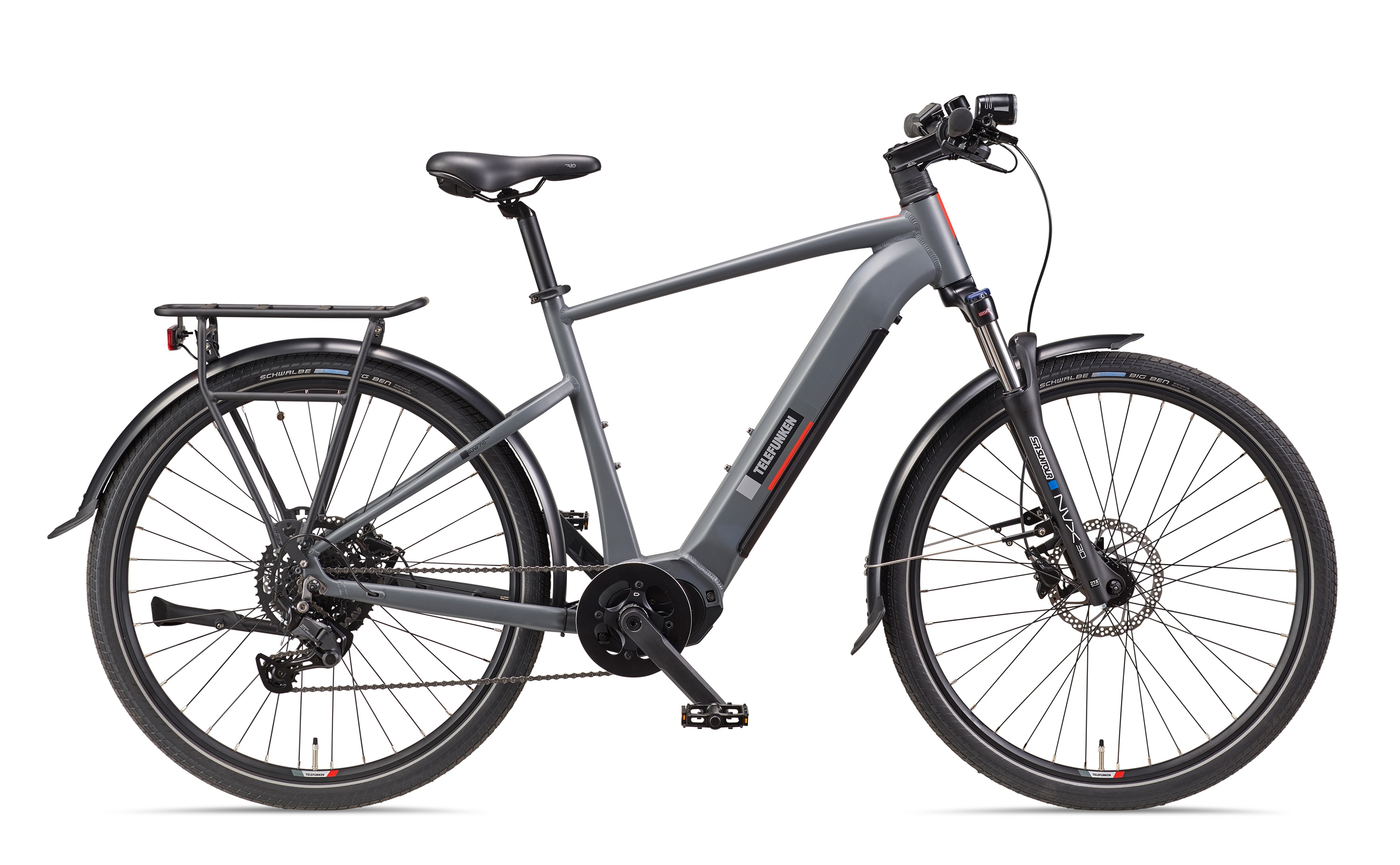TELEFUNKEN SUV710 E-SUV-Bike 27,5" basaltgrau 
