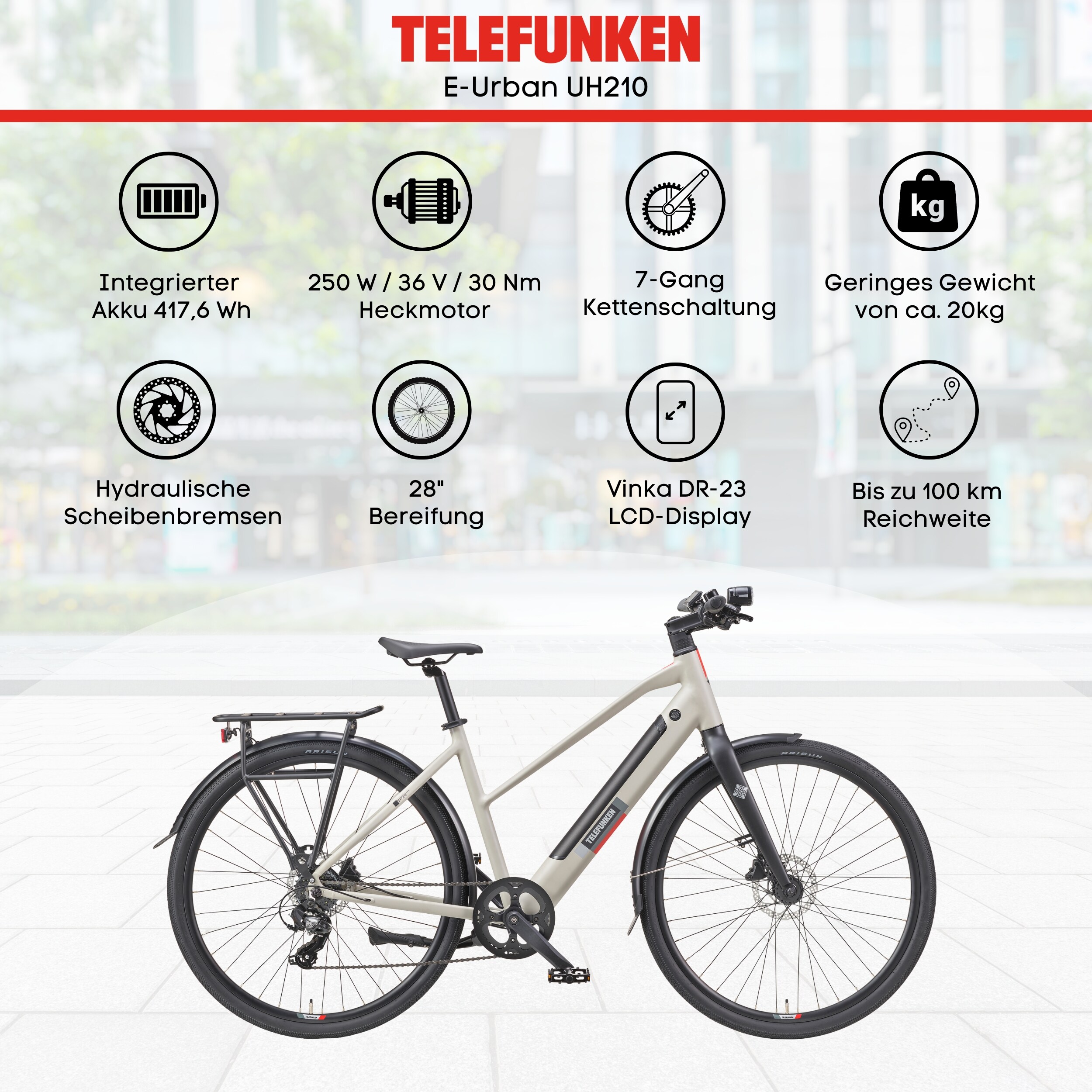 e-bike damen tiefeinsteiger 28 Zoll Damen E-Bike LS CITY Fahrrad e-TOURING 11.9 City Bike SHIMANO main image 0