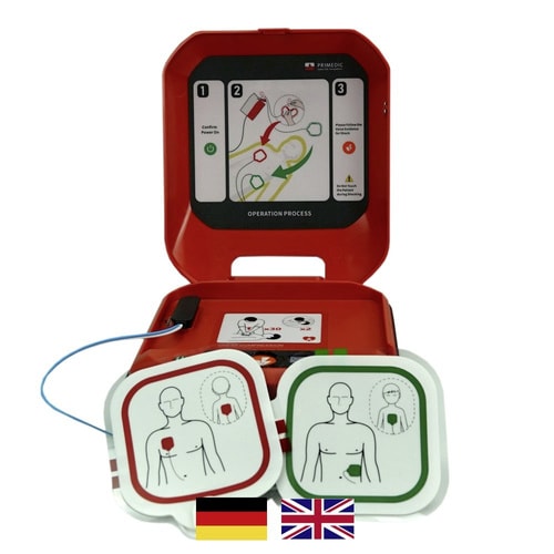 MEDX5 Primedic HeartSave Y mit manueller Schockausl&ouml;sung, DE/EN 
