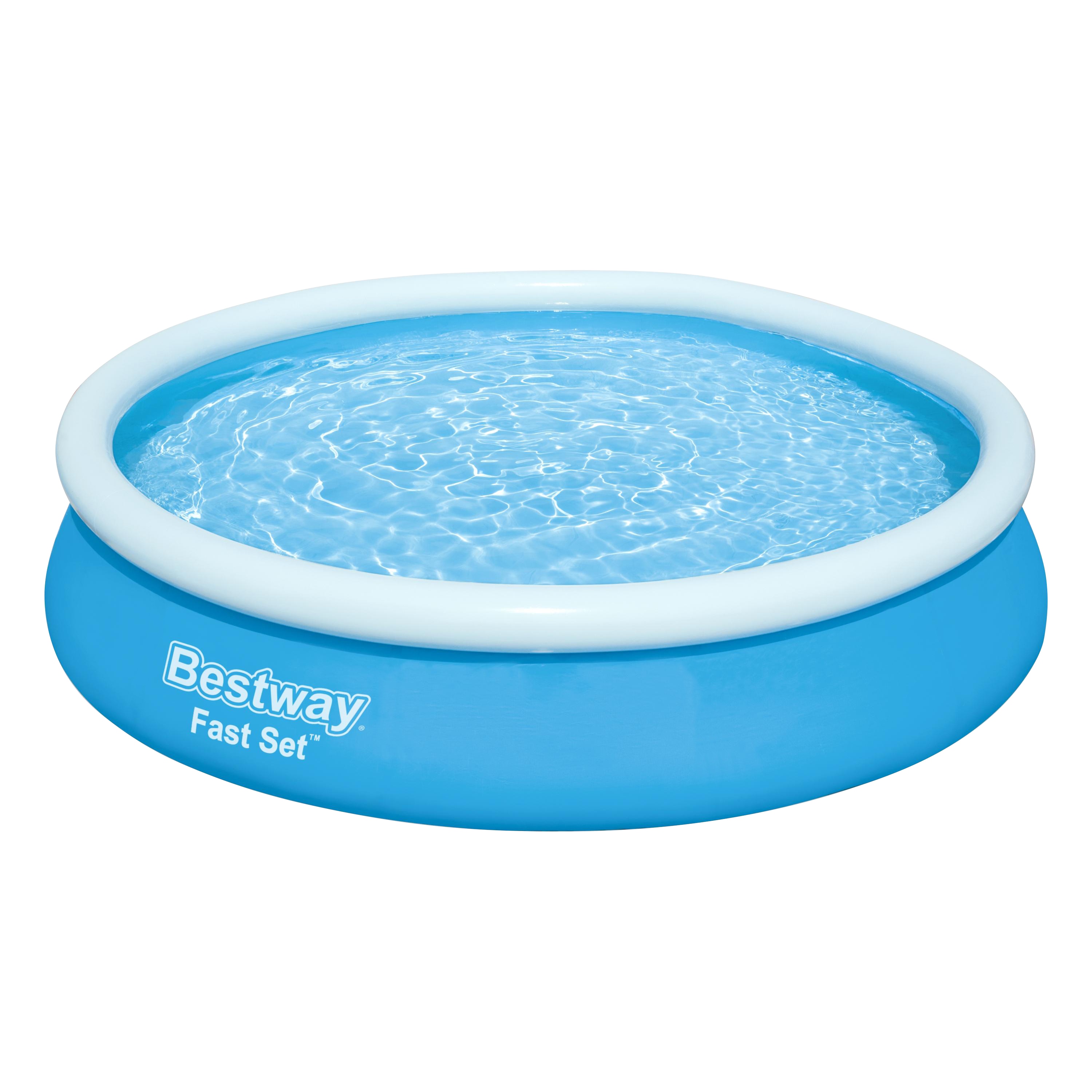 Bestway&reg; Fast Set&trade; Aufstellpool ohne Pumpe &Oslash; 366 x 76 cm, blau, rund 