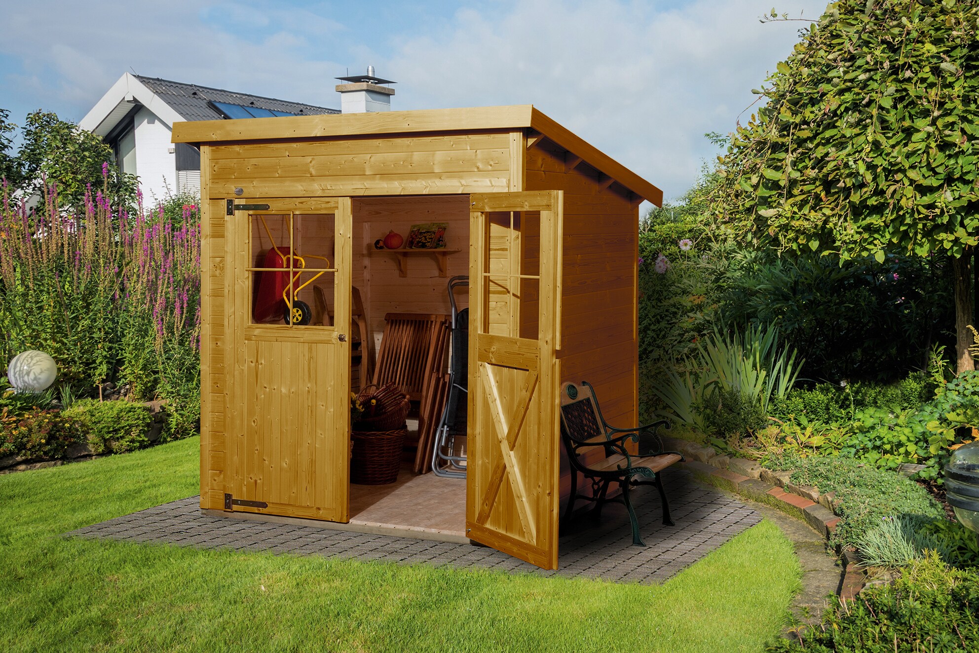 Gartenhaus 325 Gr.2, lasiert, 19 mm 