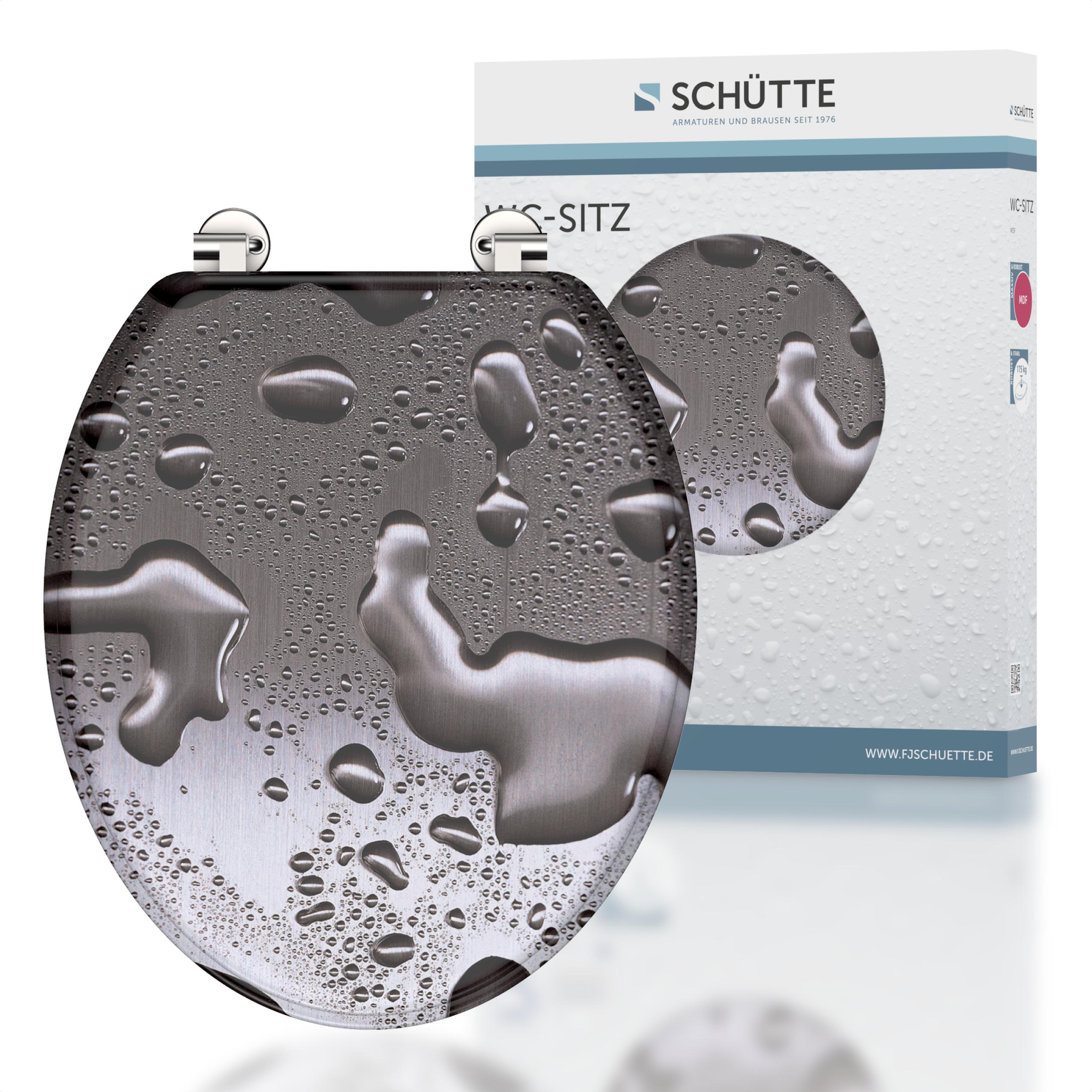 SCH&Uuml;TTE MDF WC-Sitz GREY STEEL 