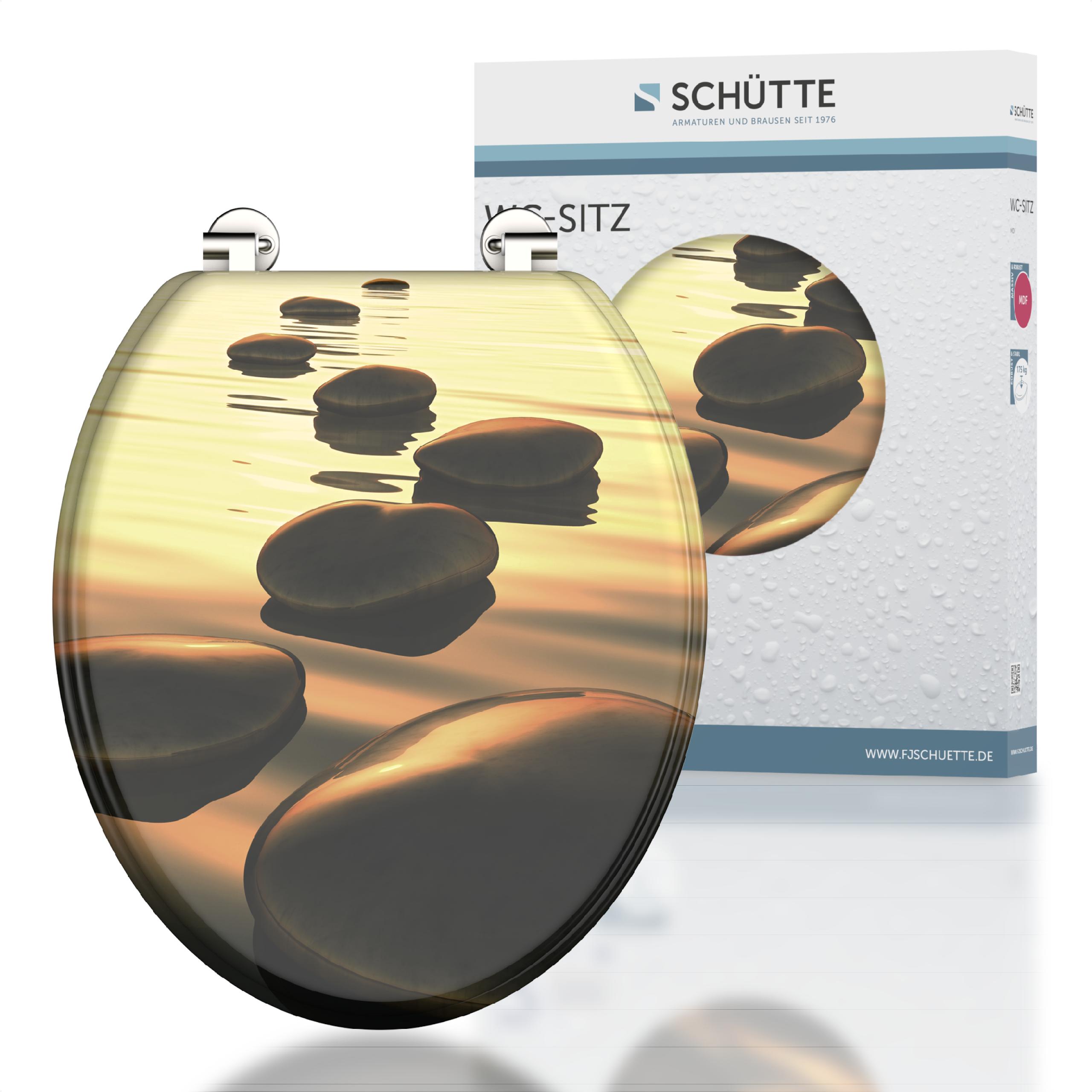 SCH&Uuml;TTE MDF WC-Sitz SEA STONE 