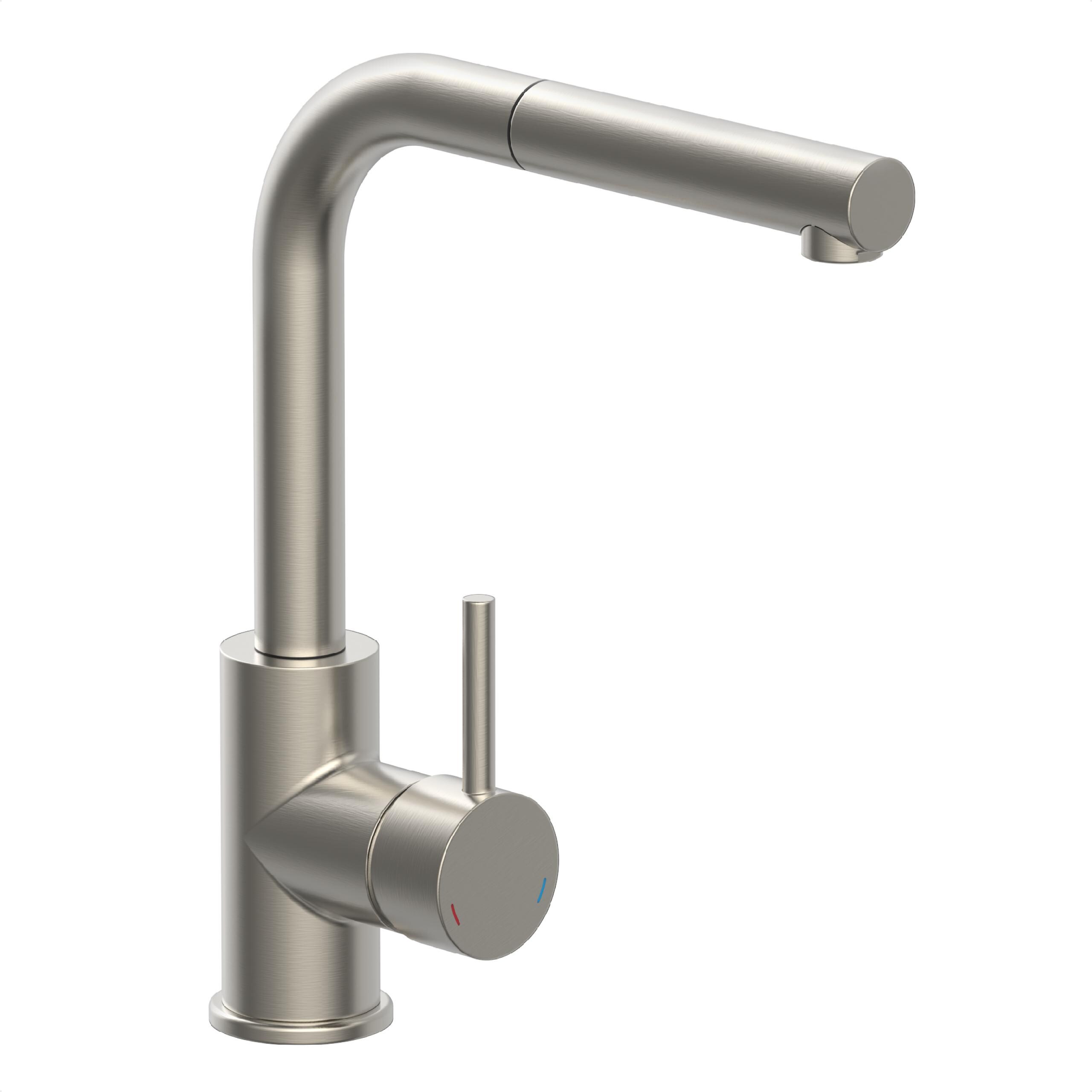 SCH&Uuml;TTE VITAL Sensor-Sp&uuml;ltischarmatur mit herausziehbarem Auslauf, Edelstahloptik 