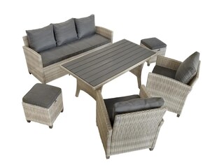 bellavista - Home & Garden® Dining Lounge "Prato II" - grau melliert 