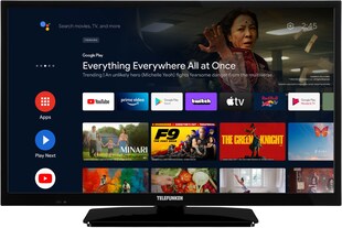 Telefunken XH24AN550MV 24 Zoll Fernseher/Android Smart TV (HD Ready, HDR, Triple-Tuner, 12 Volt) 