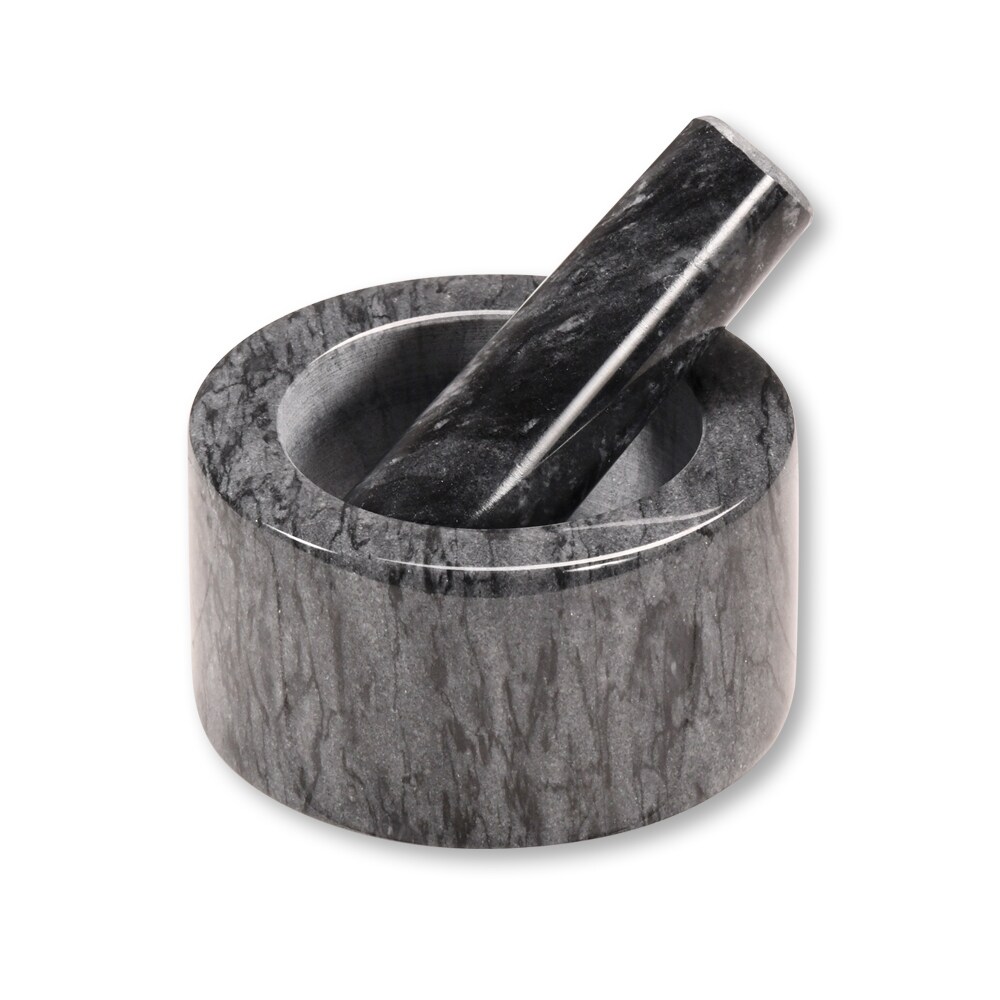 KESPER M&ouml;rser mit Schlegel, Marmor, grau 