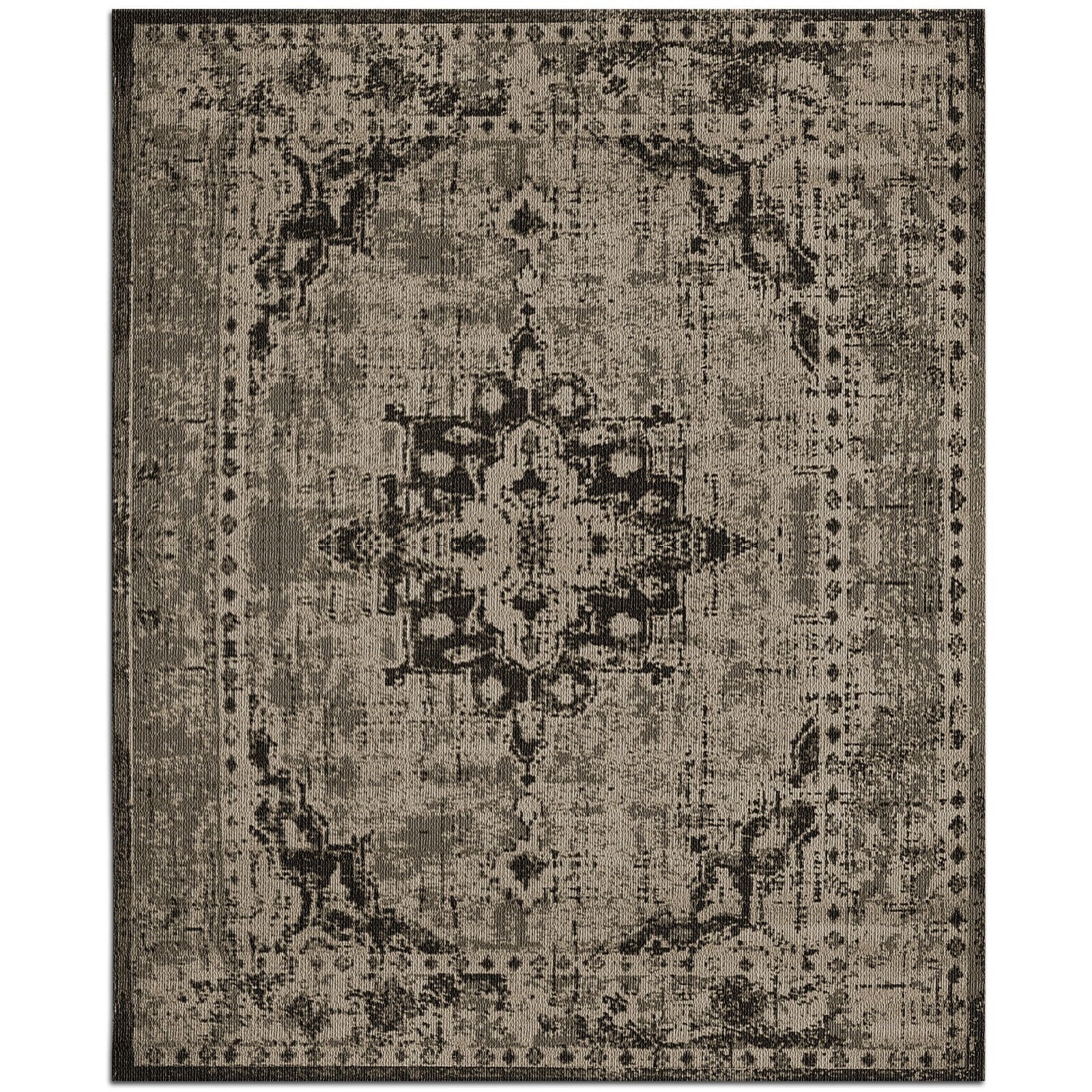 Karat Flachgewebter Teppich Vintage Beige