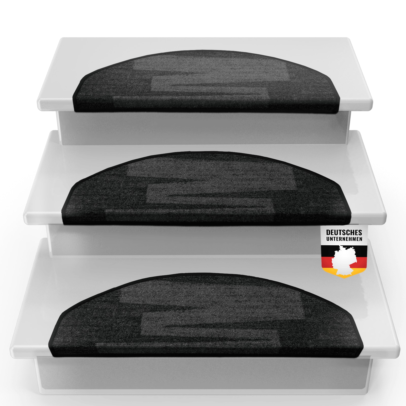 Floordirekt Stufenmatte Via Veneto | Schwarz 