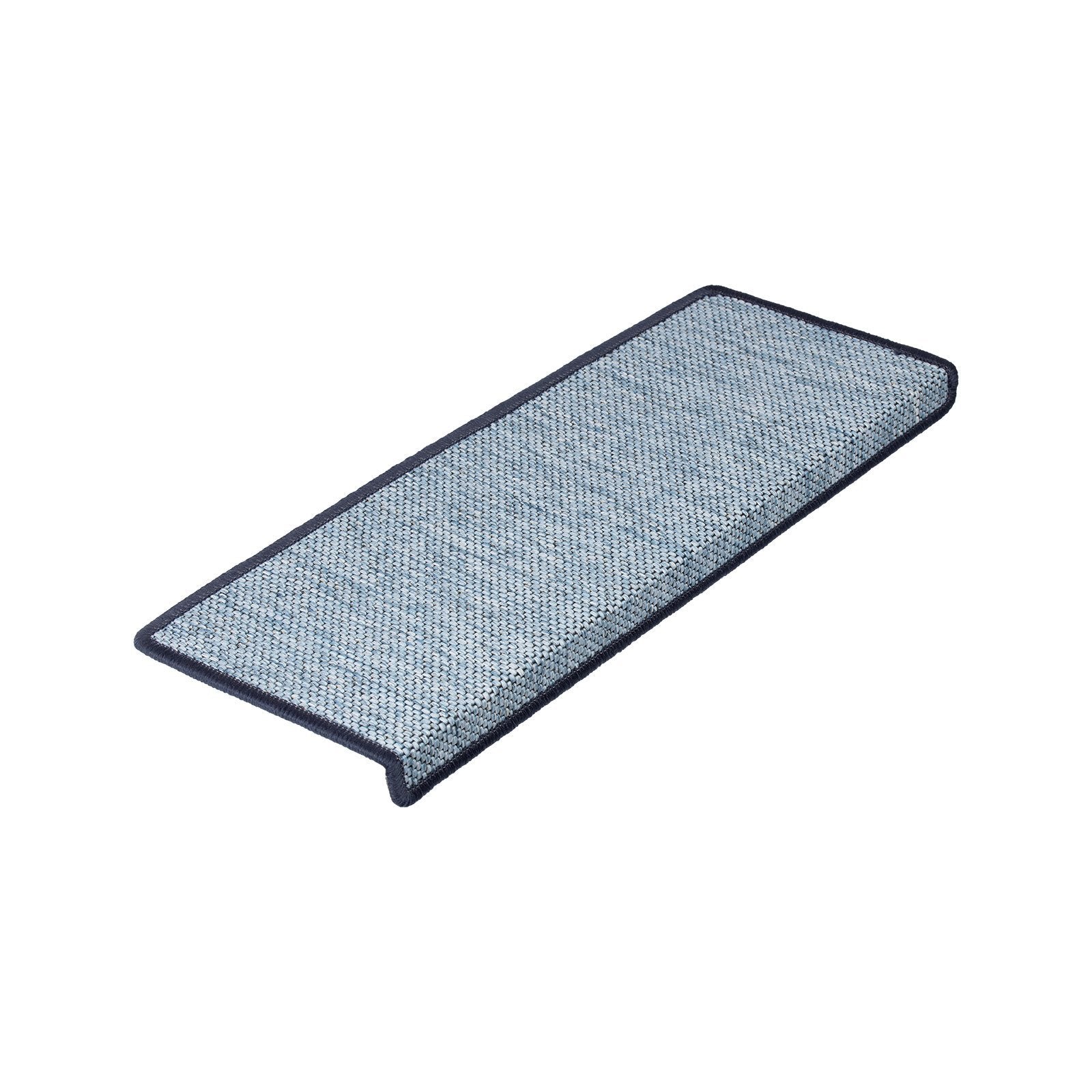 Karat Stufenmatte Sabang | Sisaloptik | Blau | Rechteckig 