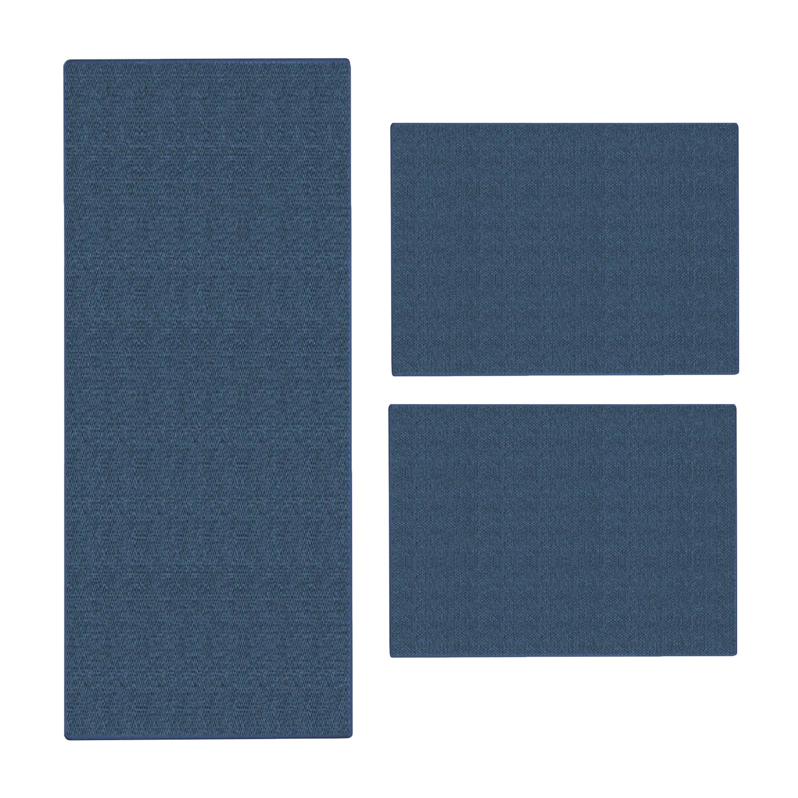 Karat Sisal-Bettumrandung | Sylt | 3-teilig | Blau 