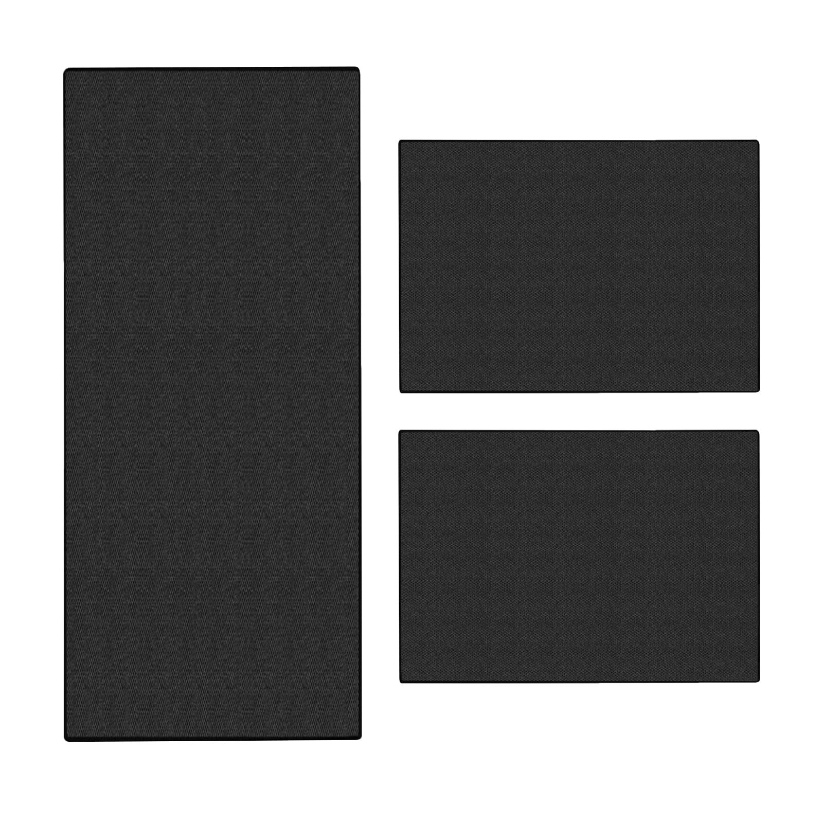 Karat Sisal-Bettumrandung | Sylt | 3-teilig | Schwarz 