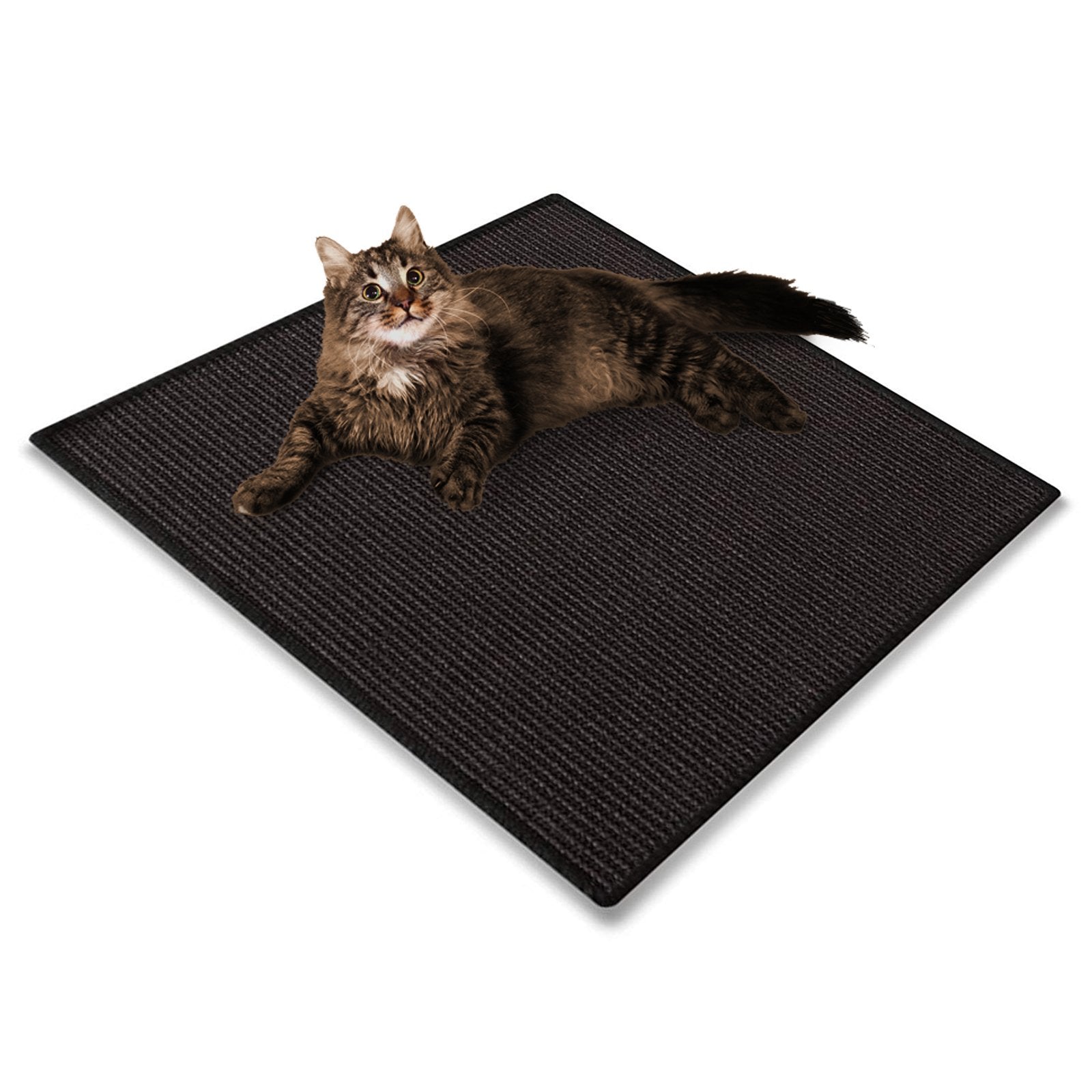 Karat homeliving Sisal-Kratzteppich | F&uuml;r Katzen | Schwarz 
