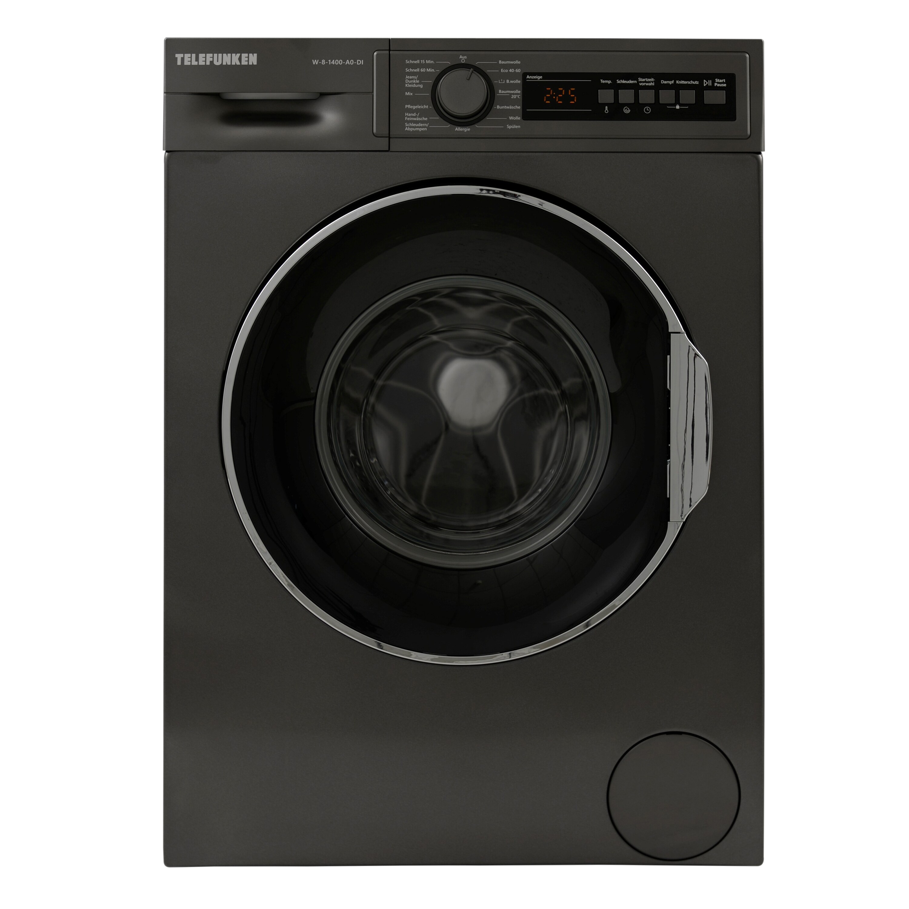 Telefunken Waschmaschine W-8-1400-A0-DI  8 kg | 1400 U/Min | Energieklasse A | Dampffunktion | AquaStop 