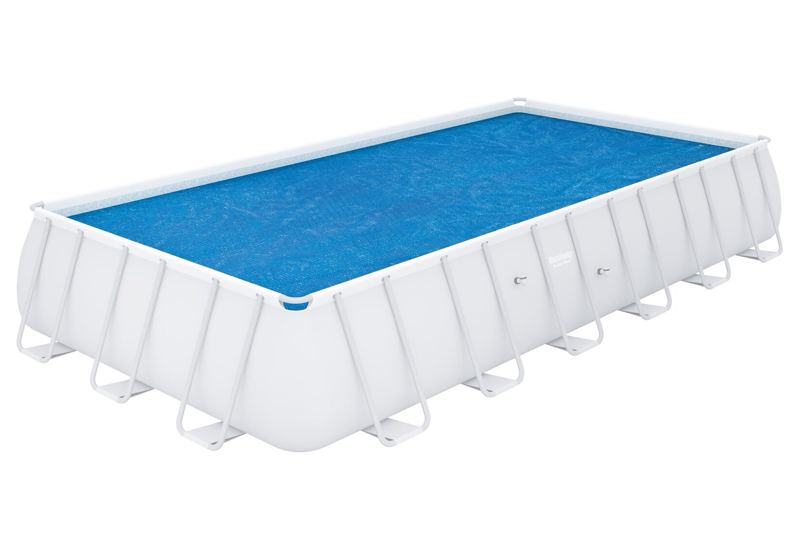 ® PE-Solarabdeckplane 703 x 336 cm, blau, eckig