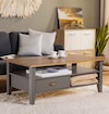Inter Link FSC Couchtisch Westerland mit 1 Schublade - Kiefer Massivholz