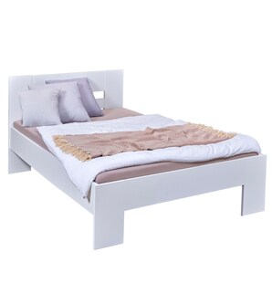 Inter Link Bettgestell Annik 90x200 cm - versch. Ausführungen - Weiss 