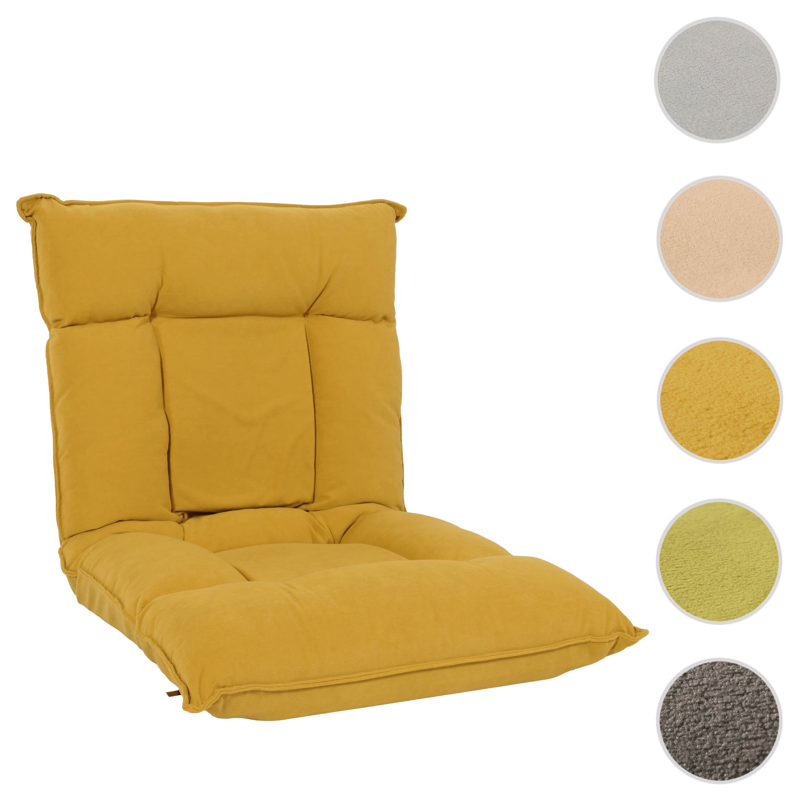 Bodensessel HWC-N44, Relaxsessel Bodensofa Klappses Produktbild-Vorschau 2