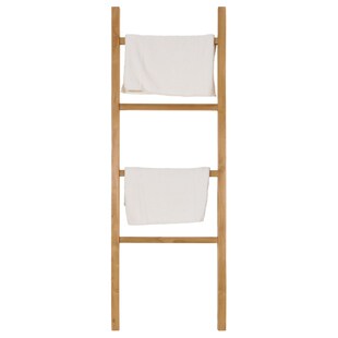 Teak-Handtuchhalter MCW-M76, Handtuchständer, 4 Stangen, hochwertiges B-Grade-Teak (Kernholz, 20-30 Jahre) 161x57x5cm 