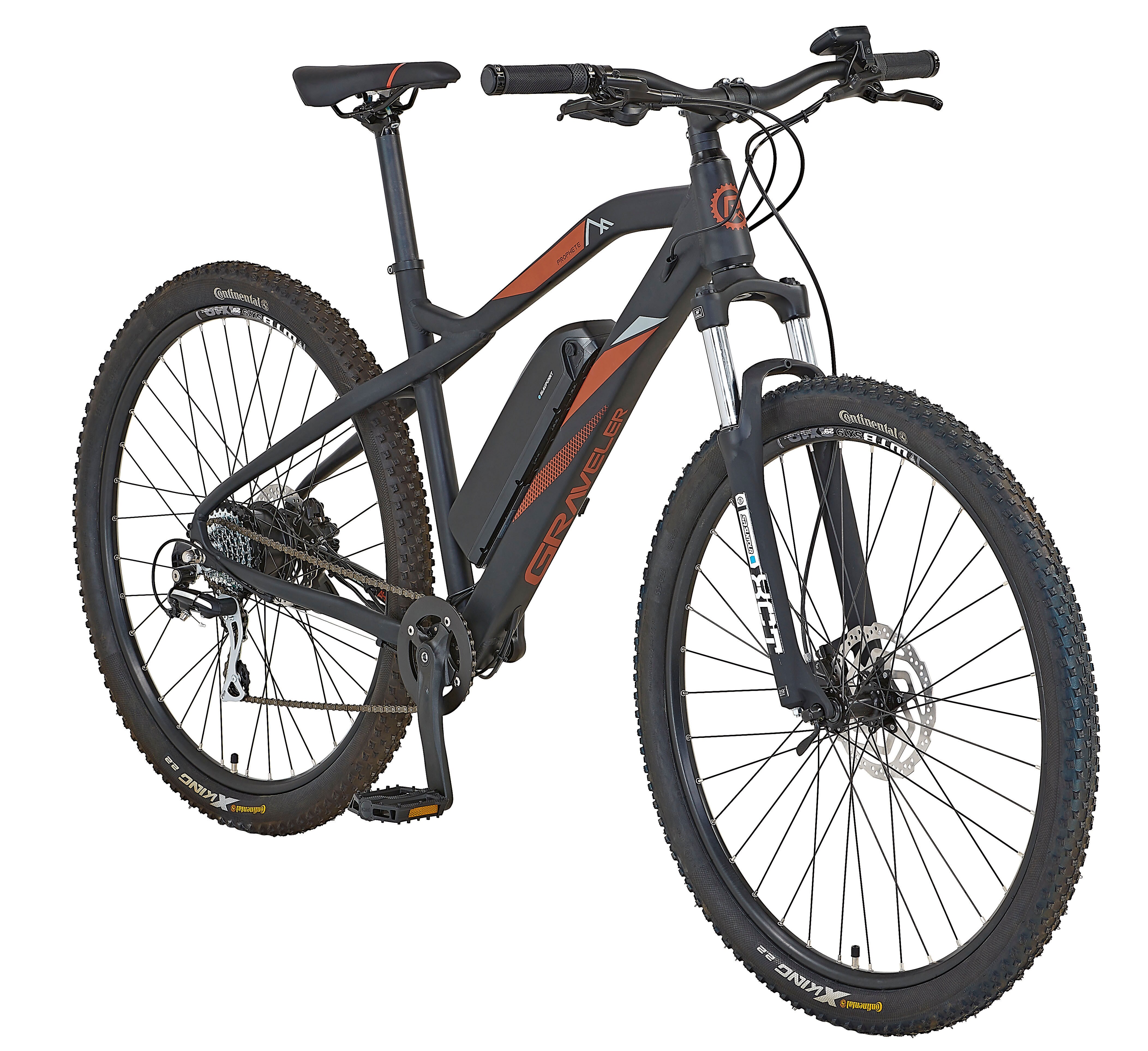 PROPHETE GRAVELER E-MTB 29" He RH48 8Gg.Acera,Disc,BP HM, 374Wh DT, schwarz matt 