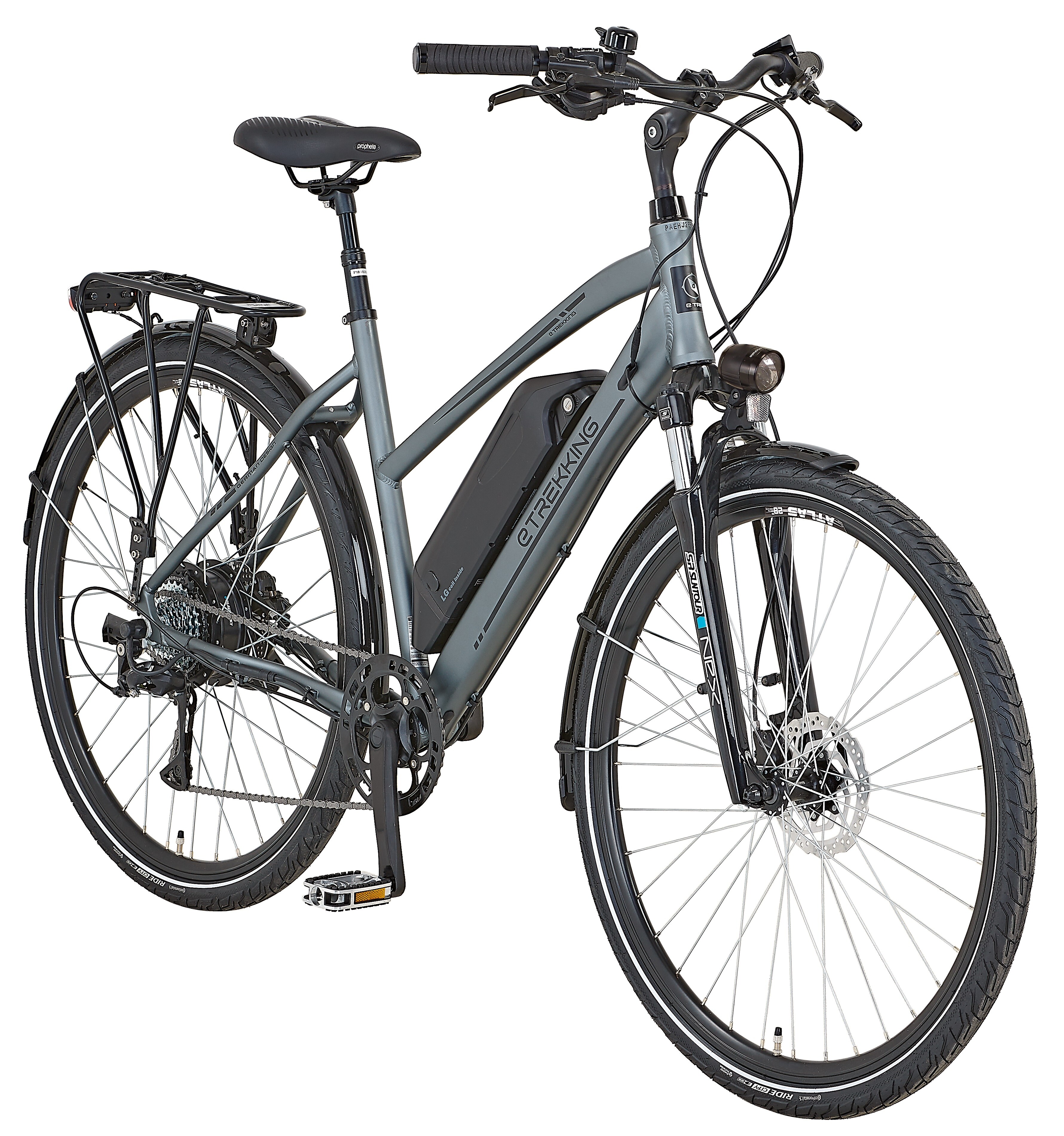 PROPHETE E-BIKE eTREKKING 28" Da RH50 8Gg, hyd. Sb, BP HM, 461Wh DT, anthrazit matt 