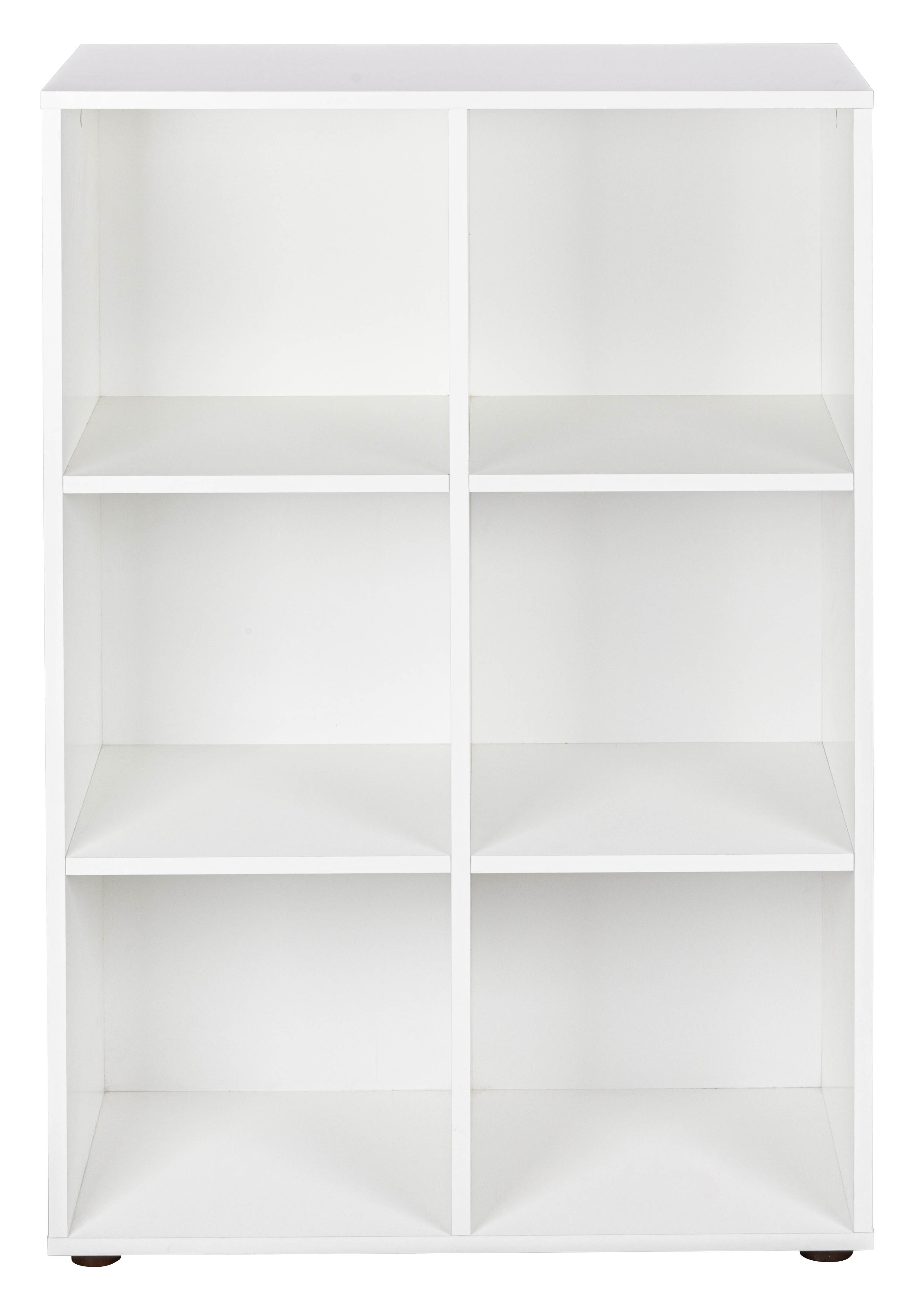 Inter Link B&uuml;cherregal Nuoro 6 F&auml;cher - Weiss 