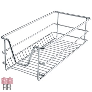 tectake® Teleskopschublade, verchromt, verstellbare Breite, einfache Montage 