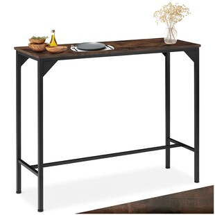tectake® Bartisch, Industrial Style, rechteckig, 120 x 40 x 100,5 cm 