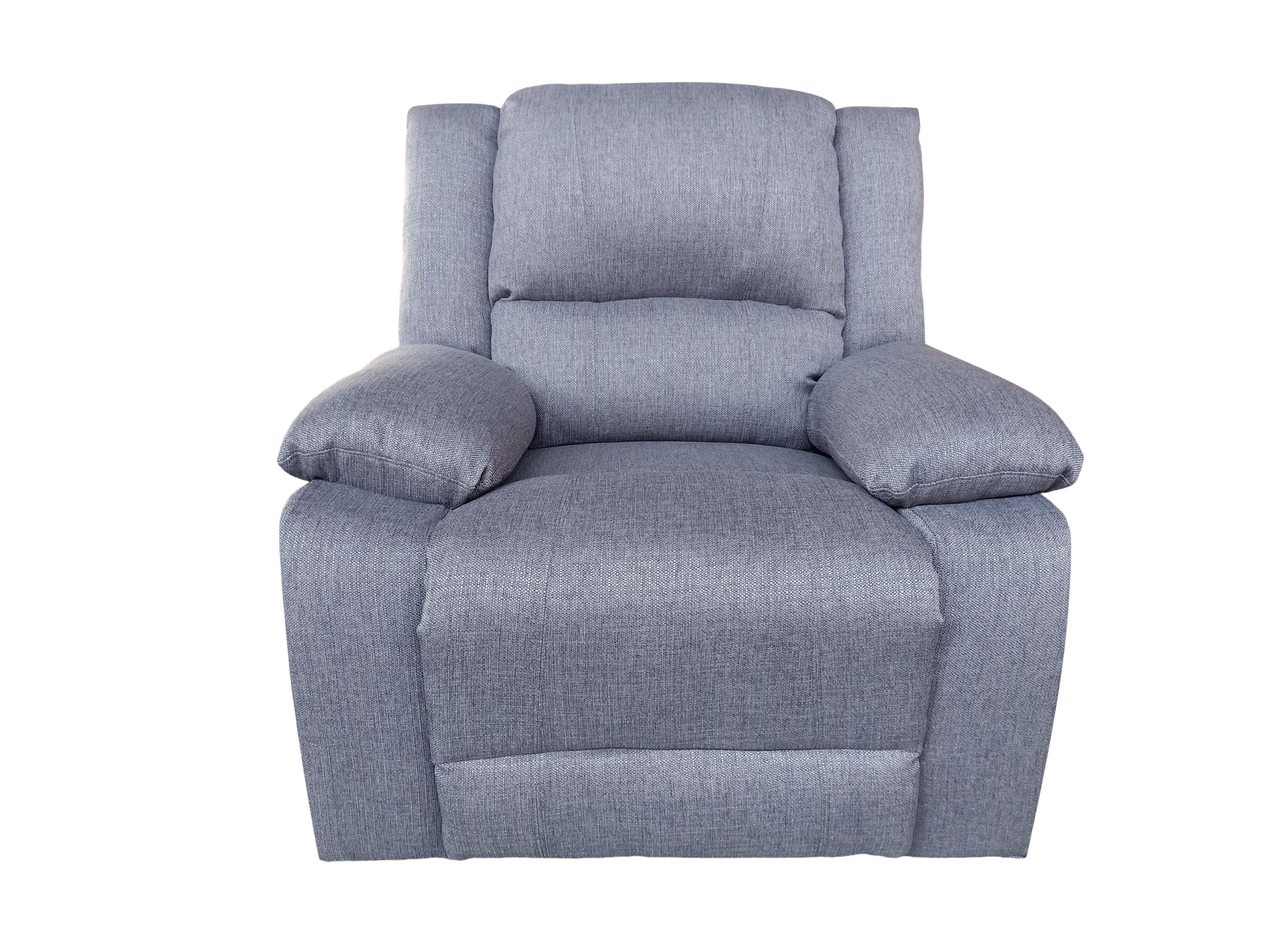 Happy Home Relaxsessel mit verstellbarer R&uuml;ckenlehne HSP93-GRA - Grau 