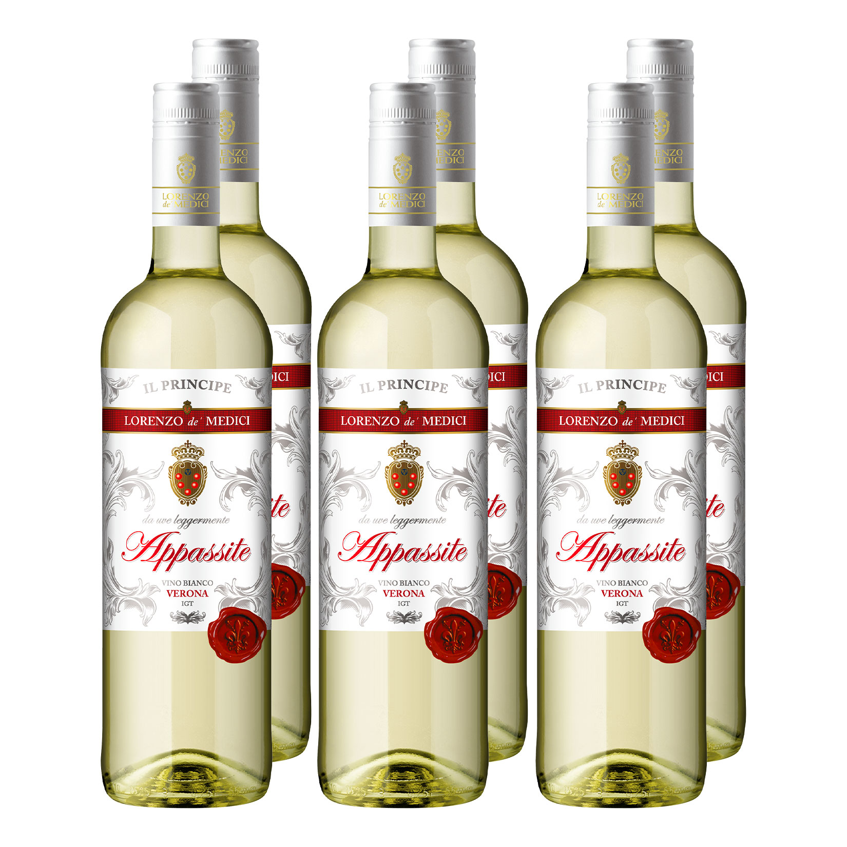 Weinpaket Lorenzo de' Medici Appassite Bianco 13,0 % vol 6 x 0,75 Liter 