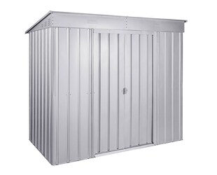 Metallgerätehaus „SKILLION“ inkl. Schleppdach-Erweiterung 