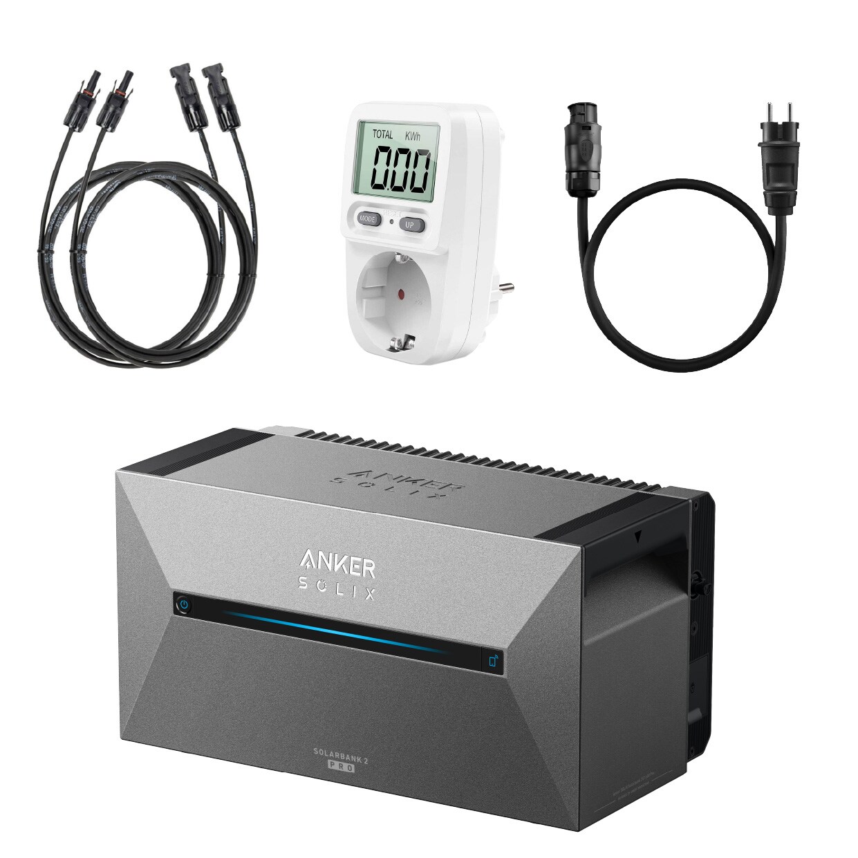 SOLIX Solarbank 2 E1600 PRO, 1.6kWh Akkukapazität, IP65, 6000 Ladezyklen, LFP Akku, Kompatibel mit 99% der Balkonkraftwerke, Plug&Play in 5 Min