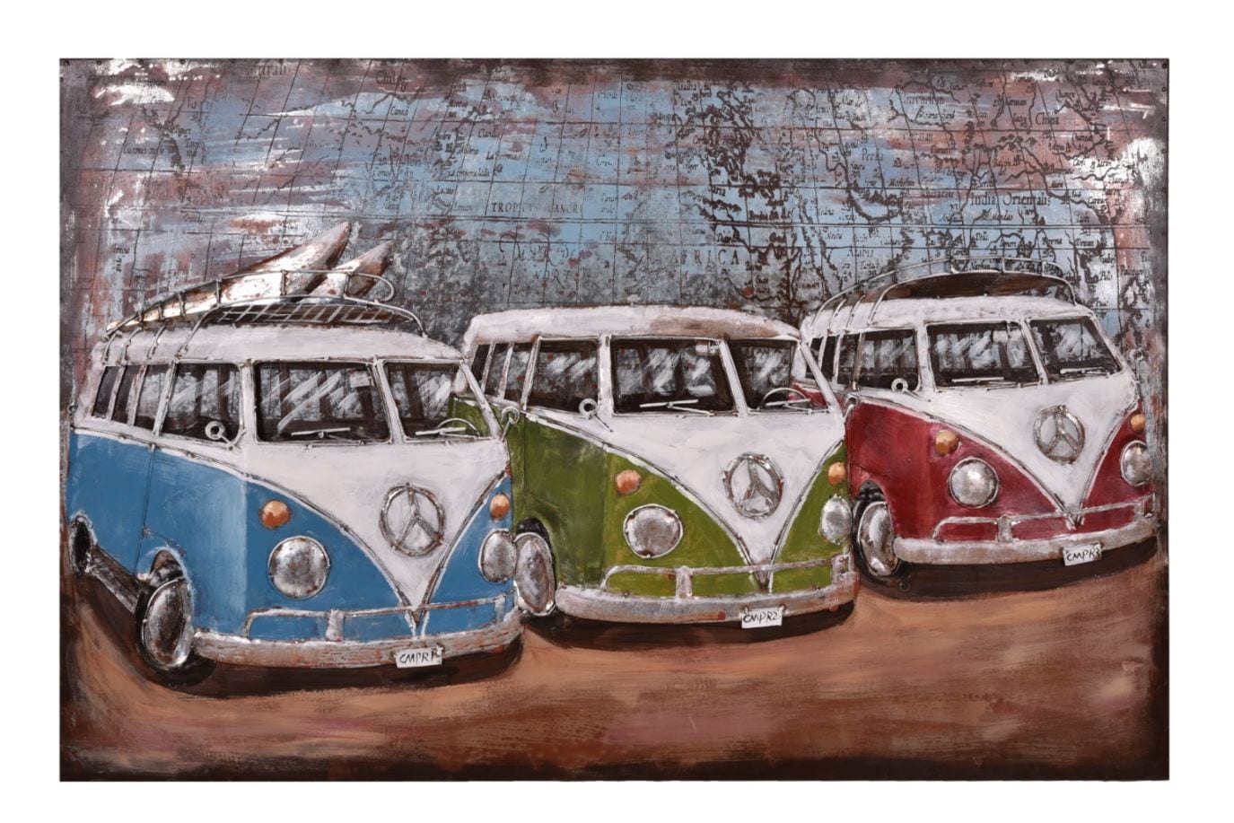 Harms Import & Vertriebs GmbH & Co. KG - 3D Metallbild 3 Bullis 