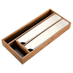 KESPER Folienspender, dunkler Bambus, FSC 