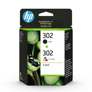 HP 302 Schwarz und Farbe 2er-Pack Original Druckerpatronen 
