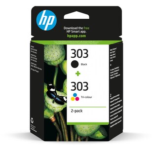 HP 303 Schwarz und Farbe 2er-Pack Original Druckerpatronen 