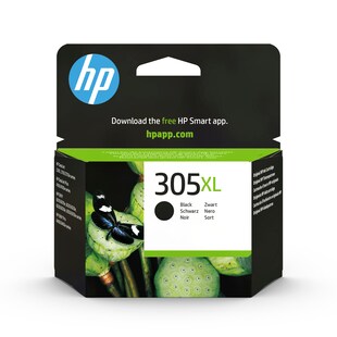 HP 305XL Schwarz Original Druckerpatrone mit hoher Reichweite 