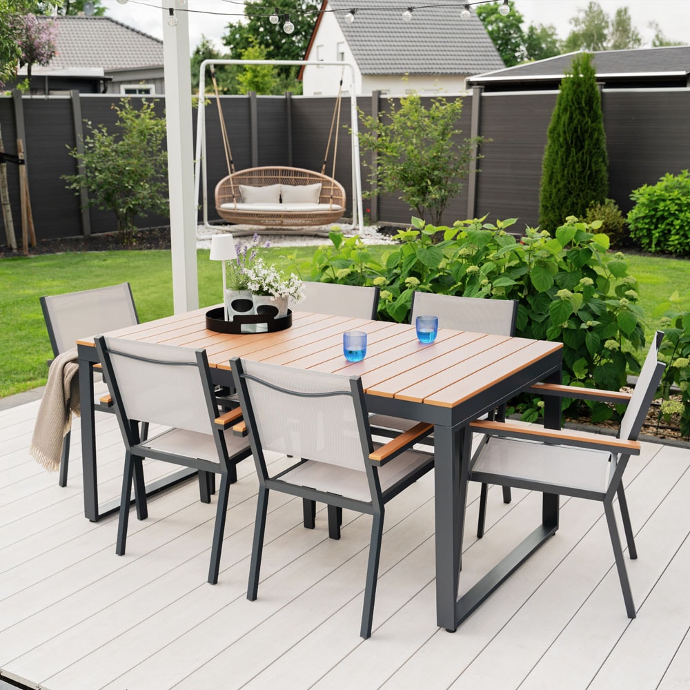 HOME DELUXE Garten-Sitzgruppe SIERA SEDIA 