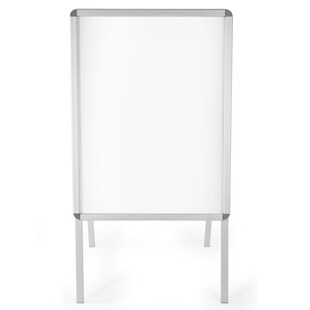 tectake® Plakatständer, DIN A1, doppelseitig, klappbar, mit Klicksystem, inklusive 2 Wetterschutzfolien 