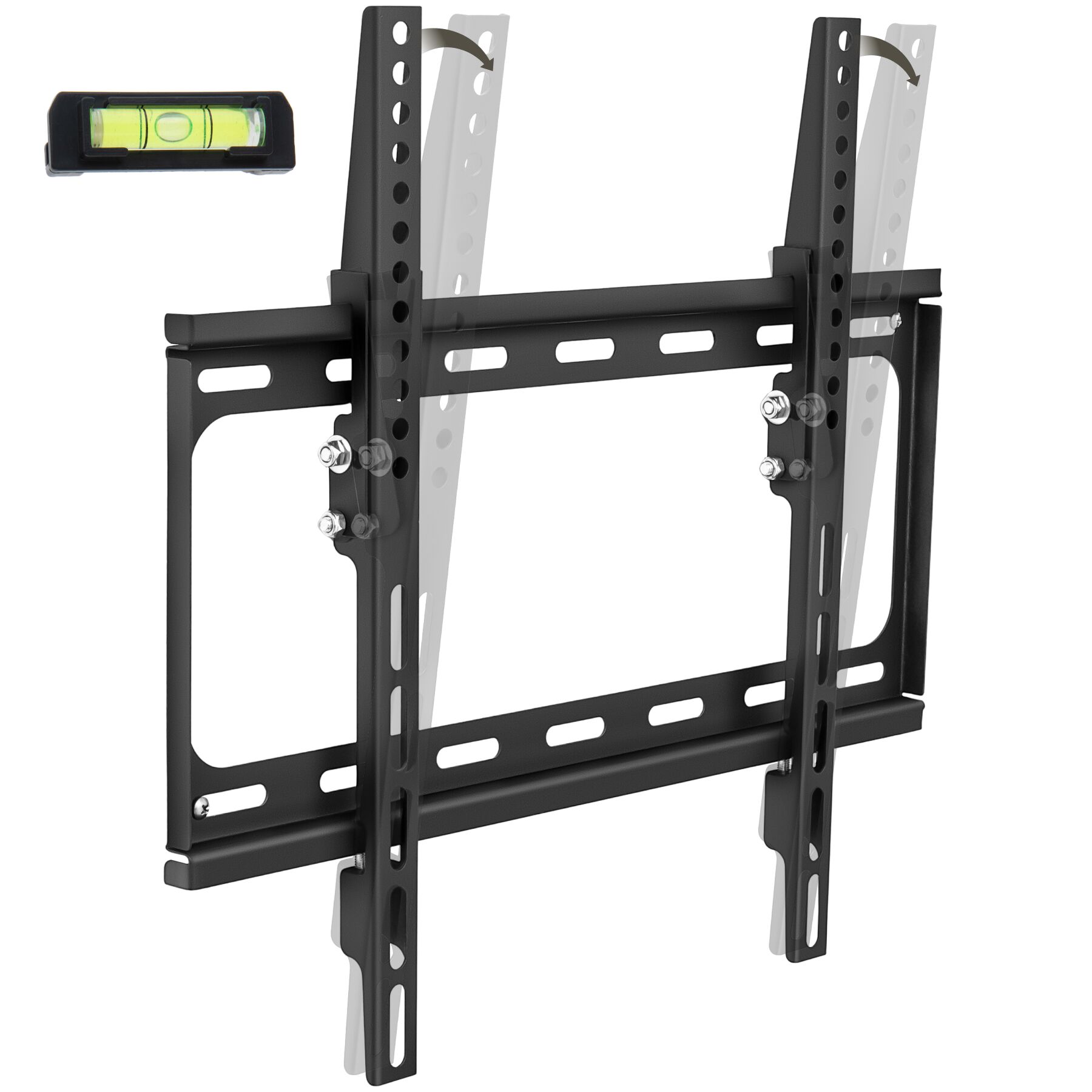 tectake&reg; TV Wandhalterung, f&uuml;r 26 - 75 Zoll (66 - 191 cm), neigbar und stufenlos breitenverstellbar, bis 100 kg 
