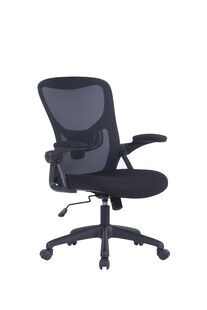 byLIVING Bürostuhl FLEX, Webstoffbezug schwarz, Kunststoff schwarz 