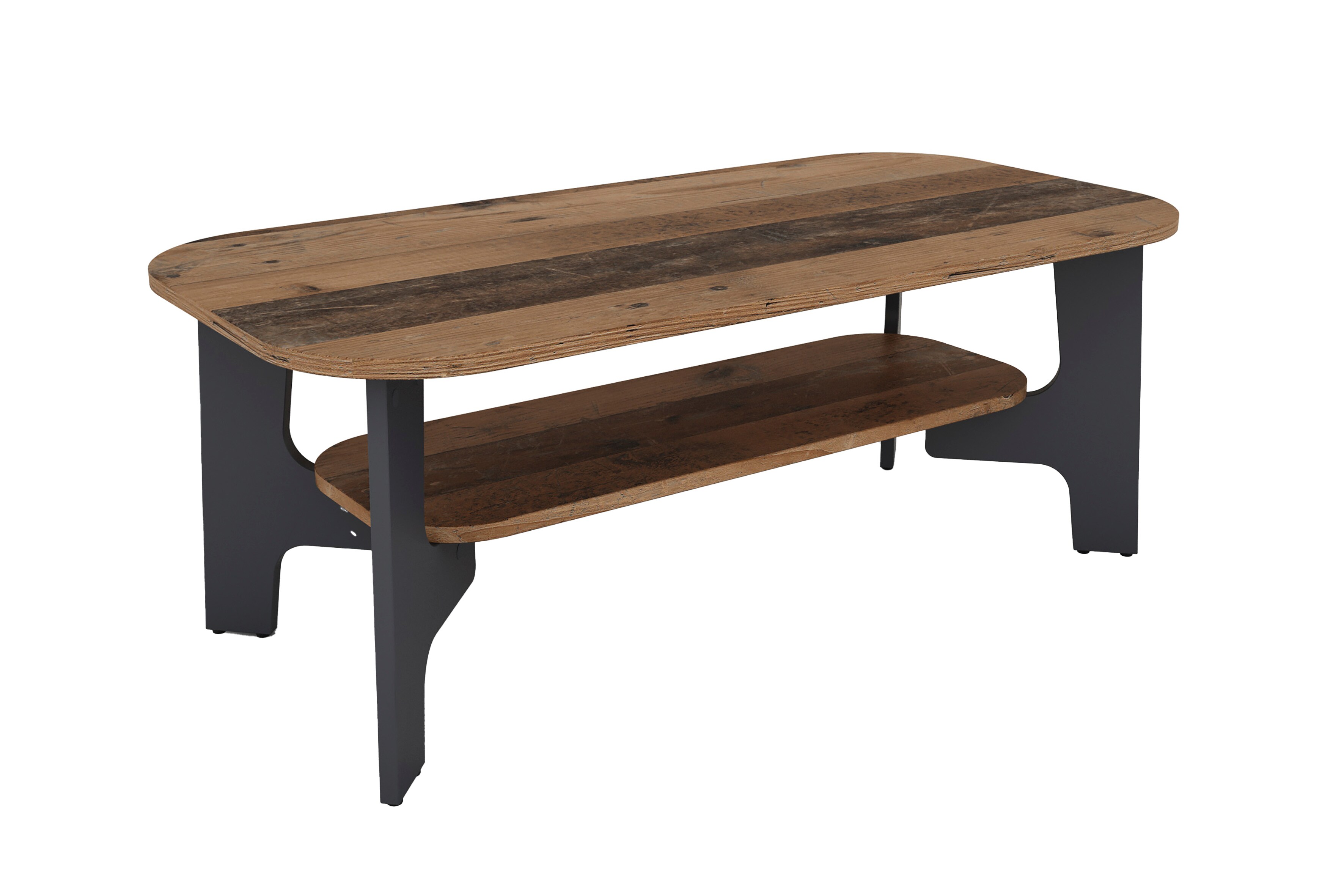 byLIVING Couchtisch JONNY, Breite 110 cm, Old Wood (Altholz-Optik)/anthrazit 