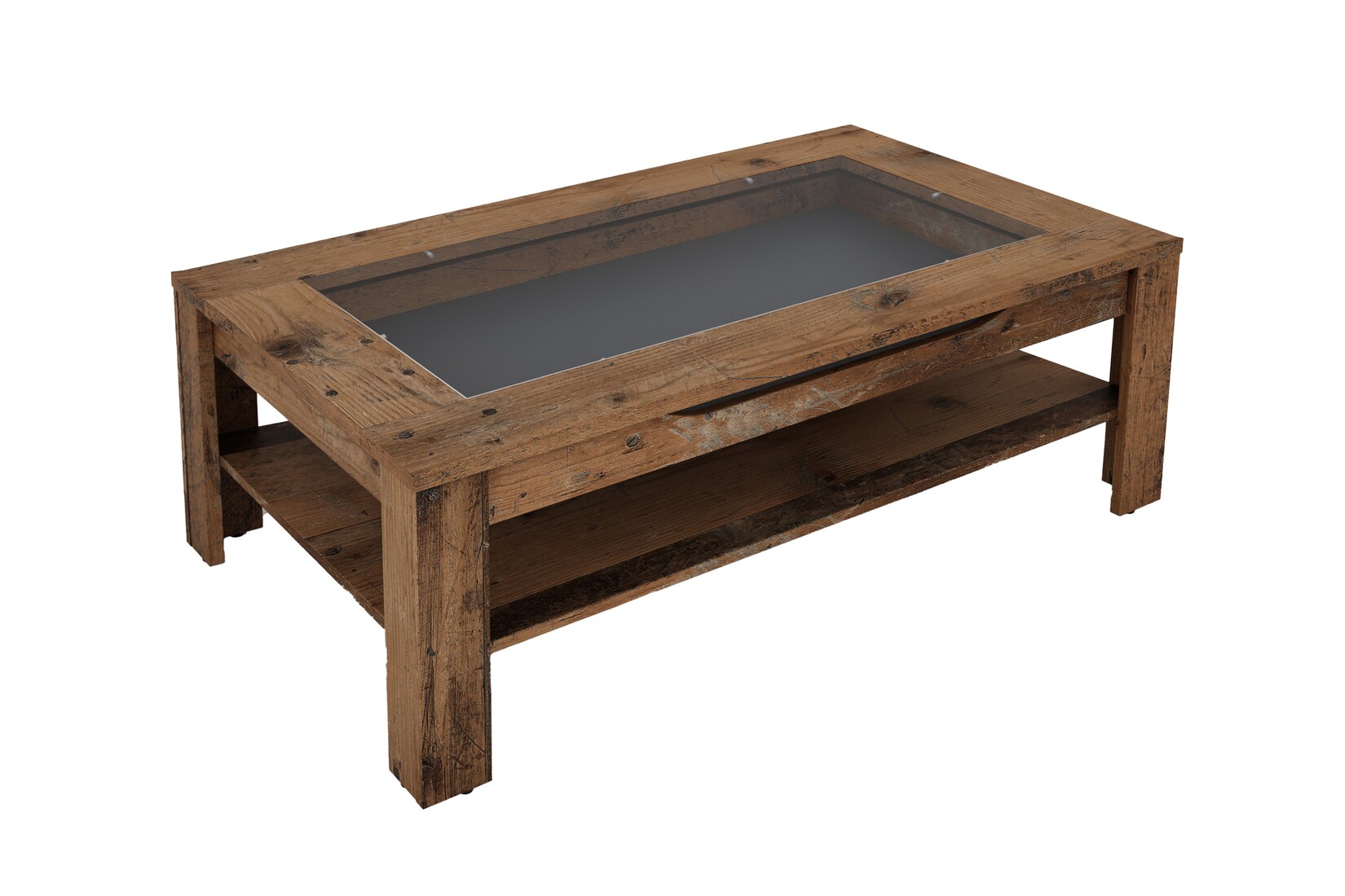 byLIVING Couchtisch RALPH, Breite 110 cm, Old Wood (Altholz-Optik)/anthrazit