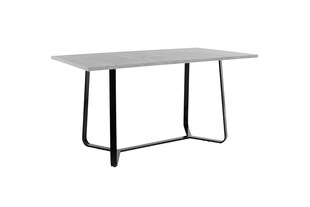 byLIVING Esstisch TALEA, Breite 140 cm, Light Atelier (Beton-Optik)/schwarz 