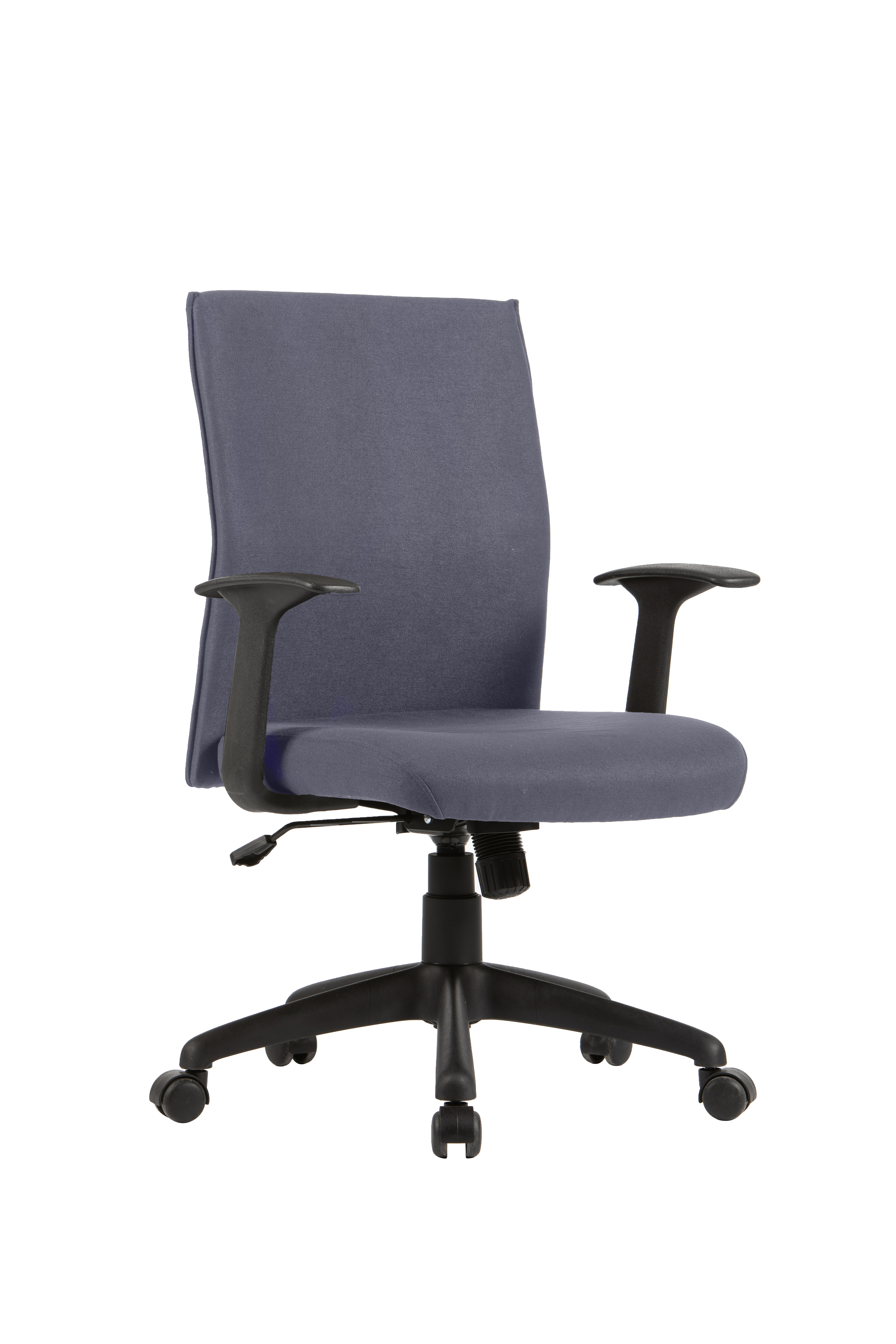 byLIVING B&uuml;rostuhl ROCKET, Webstoffbezug dunkelgrau, Kunststoff schwarz 